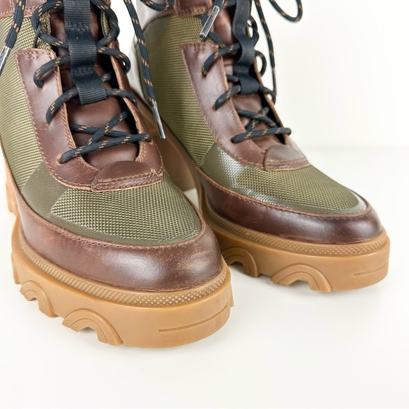 SOREL Brex Heel Lace-Up Waterproof Bootie Tan Size 8.5 - Picture 8 of 16